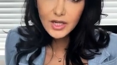 Ava Addams - amateur webcam masturbation with buxom