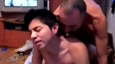 Twink Fucked In Multiple Positions By His Older Neighbor