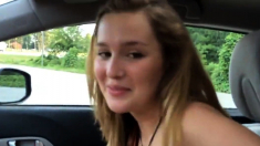 Teen Couple Fuck In The Car (first Video)